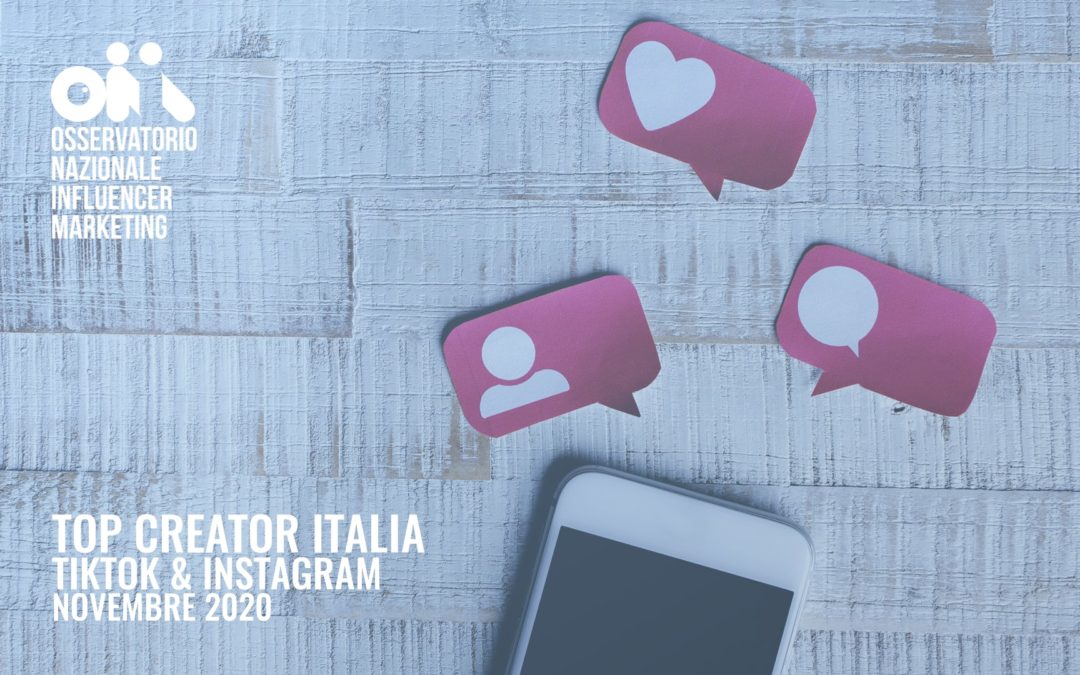 top creator influencer italia